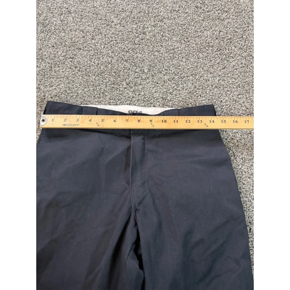 Dickies 874 Original Fit Black Work Pants Mens 30x30 Straight Leg